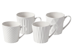 Набор 4 кружки  380 мл, подарочная упаковка