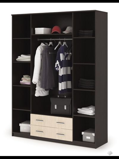 Гармония ШК 602 М Шкаф 4-х дверный Венге/Белфорт