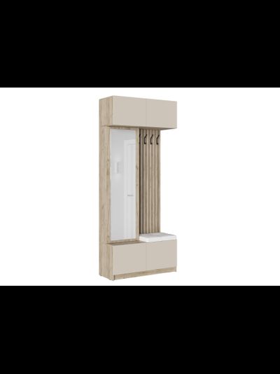 БОСТОН прихожая модульная ЛДСП  Дуб Крафт серый / Кашемир