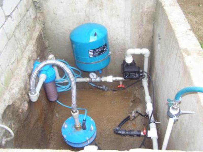 подключение воды в частном доме из скважины