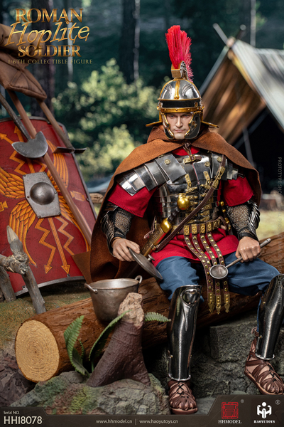 Римский легионер в медной броне - КОЛЛЕКЦИОННАЯ ФИГУРКА 1/6 scale Imperial Legion Hoplite (HH18078) - HHMODEL & HAOYUTOYS
