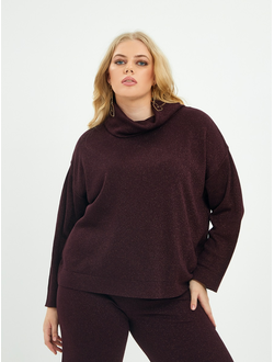 Кофта с длинным рукавом большого размера