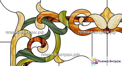 ВИТРАЖНАЯ ПЛЕНКА №К-34