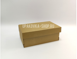 Коробка с откидной крышкой 250*150*100 мм БУРЫЙ