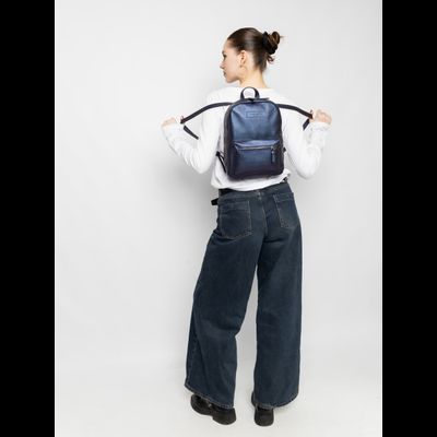 Женский кожаный рюкзак Anzolla Premium indigo (арт. 
3040-56)