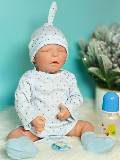 Кукла Реборн мальчик Алёша (мягконабивная)