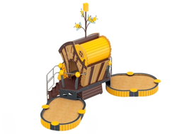 1289.1 Песочный дворик «Осенний лес» с двумя песочницами