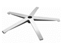 Крестовина алюминиевая полированная, плоский луч