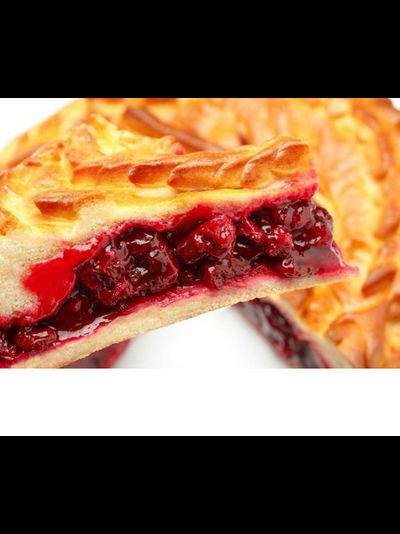 Пирог с яблоком и смородиной