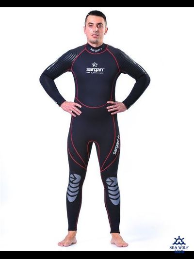 Гидрокостюм неопрен 3мм Sargan "NERO" Long men р.XL