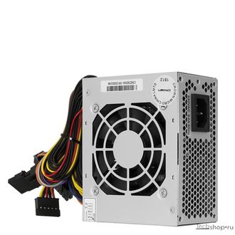 Блок питания ATX Crown CM-PS500W PLUS CM000002009 500W (120mm red FAN, SATA*4 IDE*4, FDD*1, 4+4pin) OEM