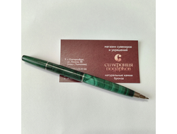 Ручка из камня малахит