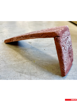 Угол "БЕЛЬГИЙСКИЙ", бетон, цв.Красный