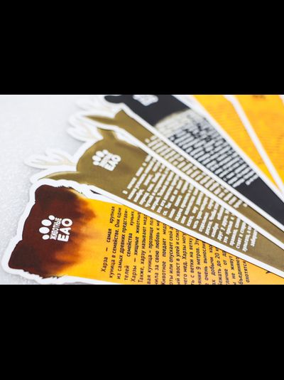 Набор сувенирных книжных закладок «Животные Еврейской автономной области»