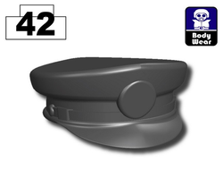 Фуражка офицера для фигурки Лего (цвет Iron Black)