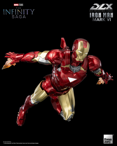 Железный Человек (Iron Man) - Коллекционная фигурка 1/12 SCALE The Infinity Saga DLX Iron Man Mark 6 (3Z05000C0) - Threezero