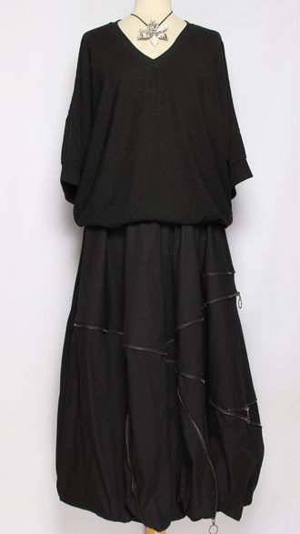 ДЖЕМПЕР  "ЛЮРЕКС ТОНКИЙ" вискоза золото, серебро, синий, черный р.48-62