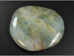 Берилл голубой (Аквамарин), полировка плоская, Бразилия (43*37*7 мм, 22 г) №35650