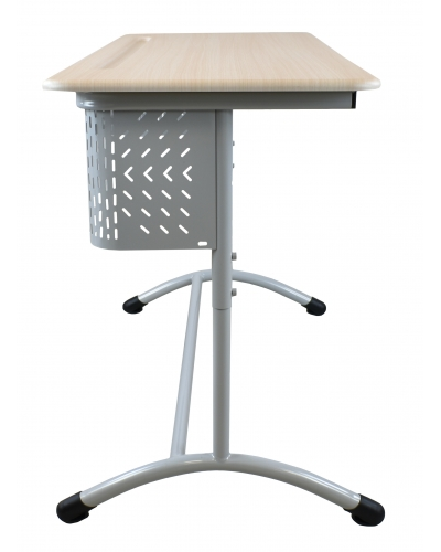 Стол ученический МЕГА двухместный, регулируемый, с перфорированным экраном