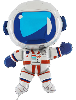 Шар (38''/97 см) Фигура, Космонавт, 1 шт.