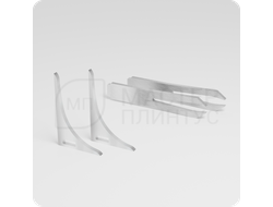 Крепежная клипса (пружинка) для микроплинтуса