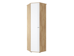 Спальня ЭМИЛИЯ - Шкаф угловой ЭЛ-14К глухой Дуб Крафт золотой/Меренга