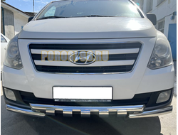 Защита переднего бампера G d60/60 для Hyundai H-1 Grand Starex (2007-2018)