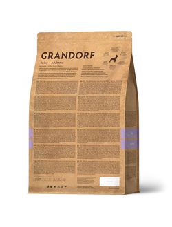 Grandorf (Грандорф): сухой корм для собак мини-пород, Индейка 3 кг