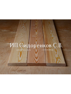 Планкен 20х90 мм лиственница сорт А