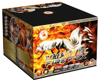 Батарея салютов ОГНЕННЫЙ ЛИС (1,2" / 100 залпов)