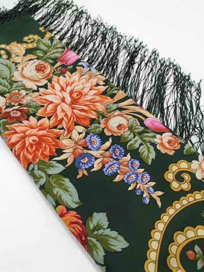 Павловопосадский платок Цыганка Аза 362-10