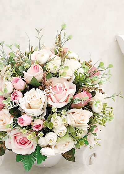 Цветочная композиция из искусственных цветов Хлое лайт  № МС033