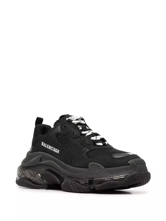 Triple s black white on sale