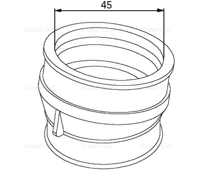 Патрубок карбюратора SPI 07-100-38 для BRP 570066800