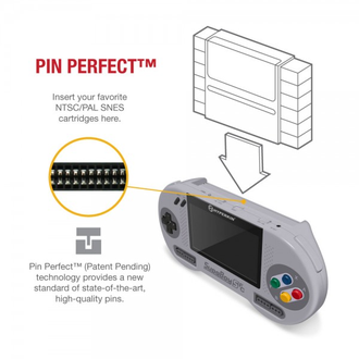 Новый SupaBoy SFC Hyperkin Портативная snes Super Nintendo