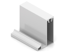 Рамка широкая нижняя Slim Line L=...мм. МАТОВЫЙ ХРОМ  AV0589.VP540.SLMAN.CJ  ARISTO