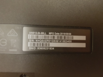 Acer ACER NITRO 5 AN515 54 58LL 15.6 FHD IPS
