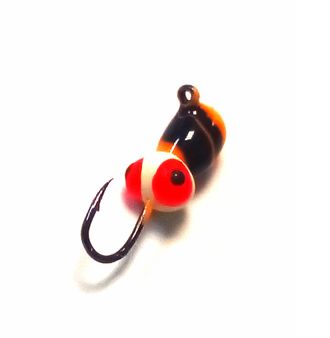 Мормышка вольфрамовая ЖУЧОК Lumicom оранж вес.0.30gr.12mm. d-2.5mm,