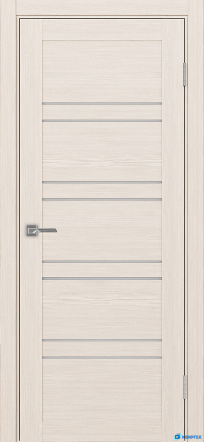 Дверь Оптима Порте царговая экошпон Турин 560 Ясень перламутровый купить в Челябинске | КВИРТЕК