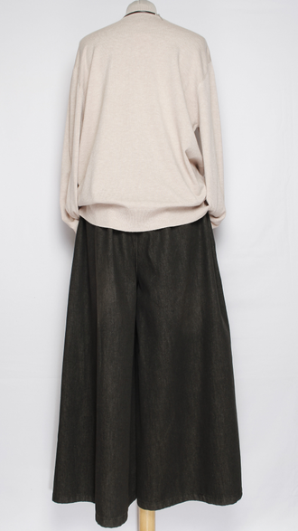 Джемпер "ГЛАДКИЙ С ДЛИННЫМ РУКАВОМ " 7811\07  оливковый, песок, бежевый, св.бежевый, какао р.52-56