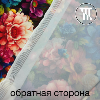 Бифлекс матовый принт Герберы