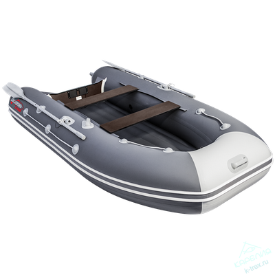 Лодка ПВХ Мастер Лодок Таймень LX3200НДНД Графит / Св.Серый
