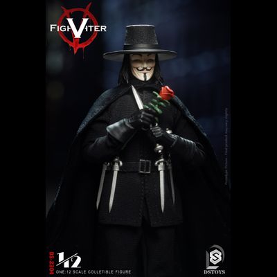 Ви («V» значит Вендетта) - Коллекционная фигурка 1/12 SCALE V fighter (DS-2304) - DSTOYS