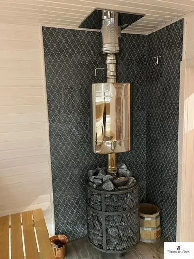 Печь банная чугунная АТМОСФЕРА L СЕТКА