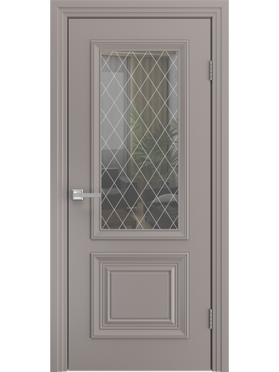 Дверь Межкомнатная - Неаполь -2 ПО(Мокко)