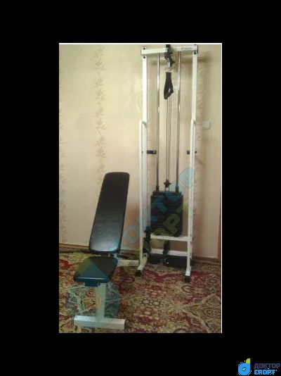 "Санитас" 60 кг со скамьей (металлические обрезиненные груза)