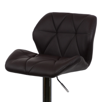 Барный стул  N-85 Diamond BR темно-коричневая экокожа