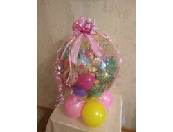 Шар-сюрприз №4 (с конфетти)  45-50 см