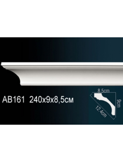 Карниз гладкий AB161