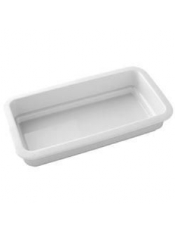 Гастроёмкость фарфоровая 1/3-100, цвет белый